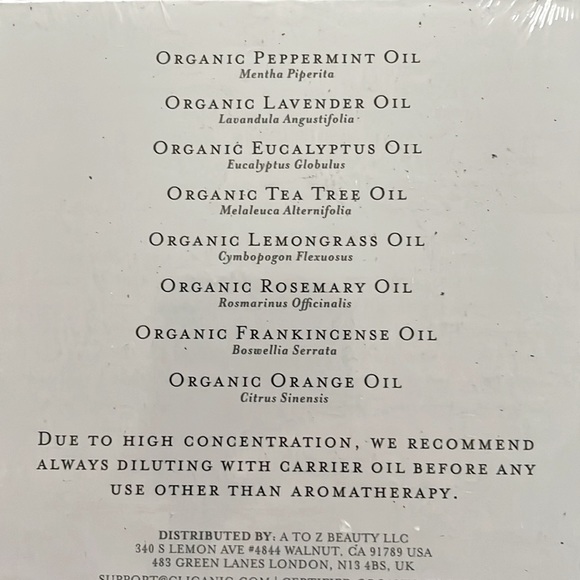 Cliganic Essential Oils Aromatherapy Set NWT - Picture 4 of 6